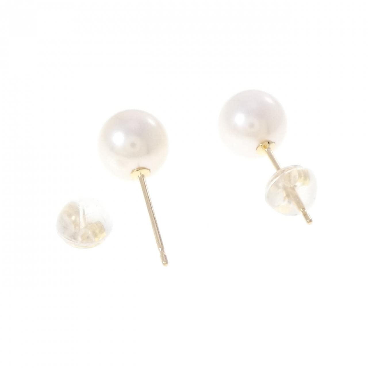 K18YG アコヤパール ピアス 7.1mm