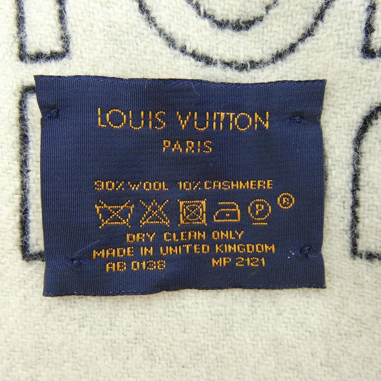 ルイヴィトン LOUIS VUITTON エシャルプ LVリスト MP2121 MUFFLER
