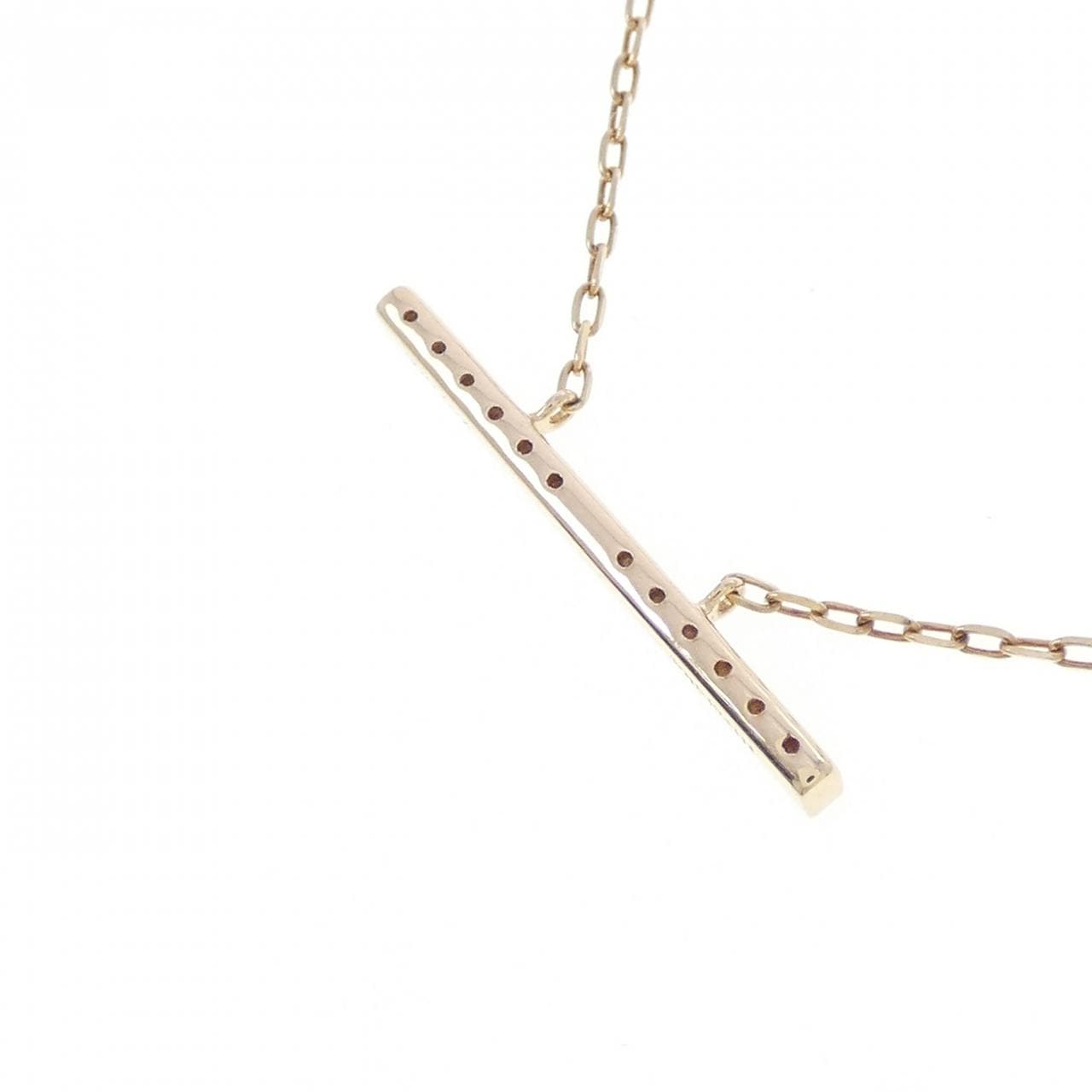ヒロタカ トラペーズ ネックレス 0.06CT