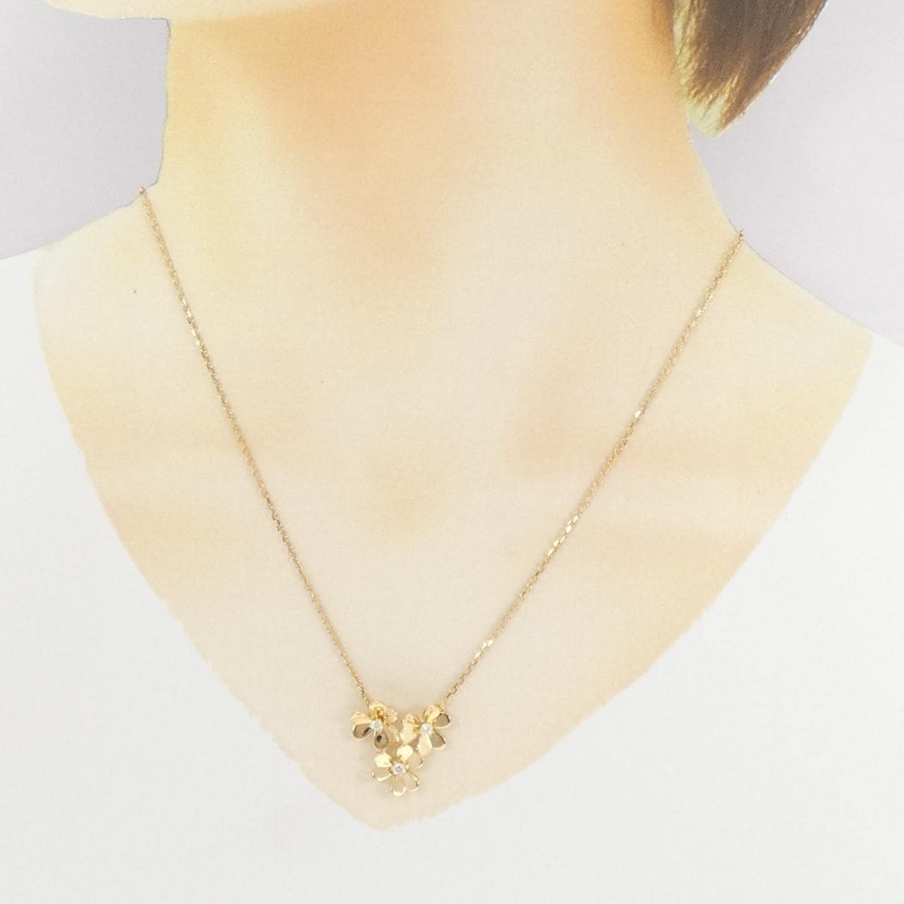 VanCleef & Arpelsネックレス　MINI size フリヴォル ペンダント、ミニモデル 18K イエローゴールド