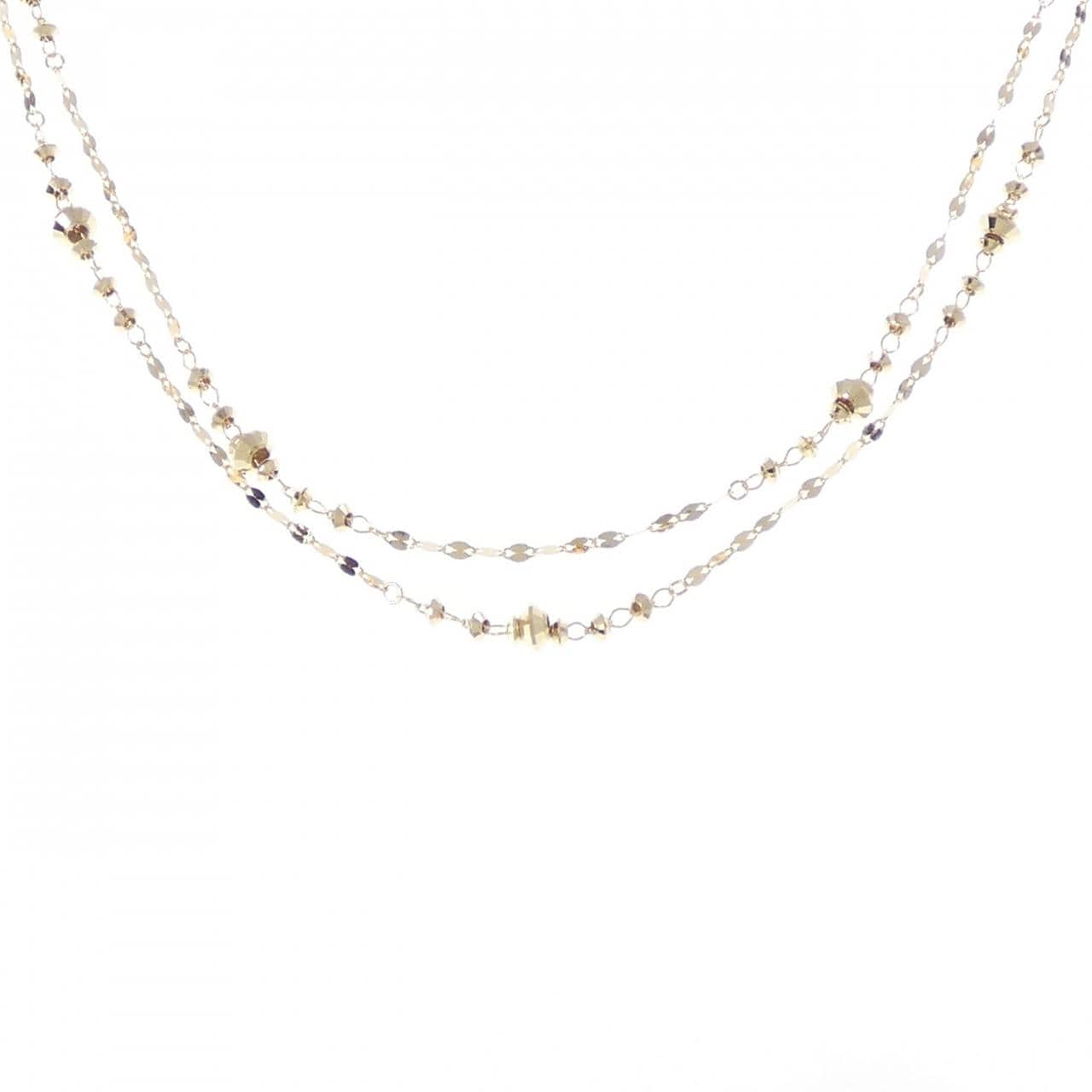 K18YG necklace