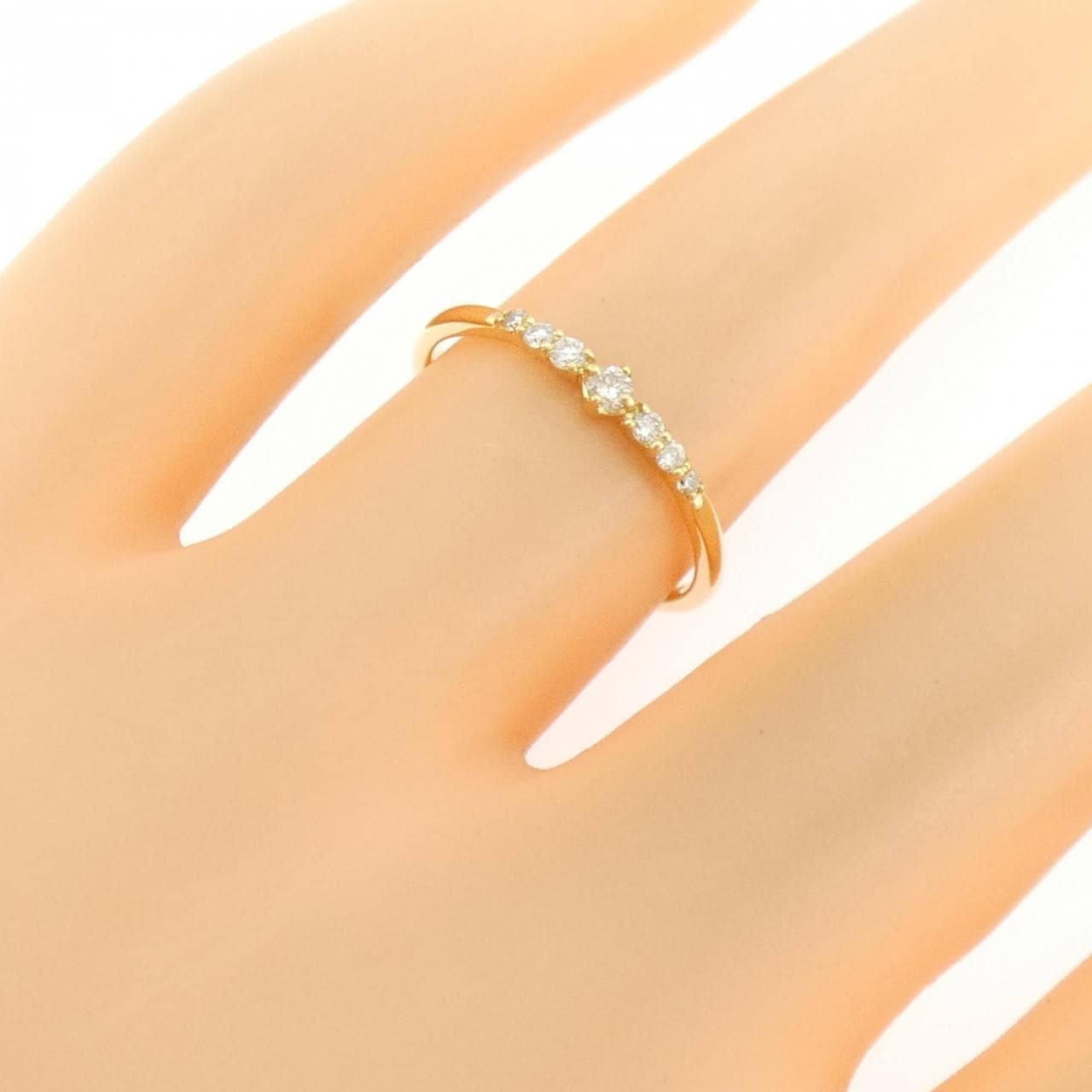K18YG ダイヤモンド リング 0.10CT