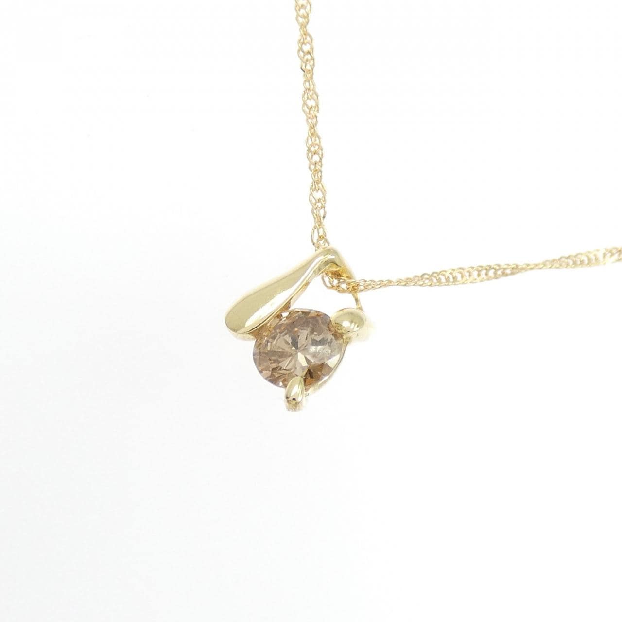 K18YG ダイヤモンド ネックレス 0.2CT