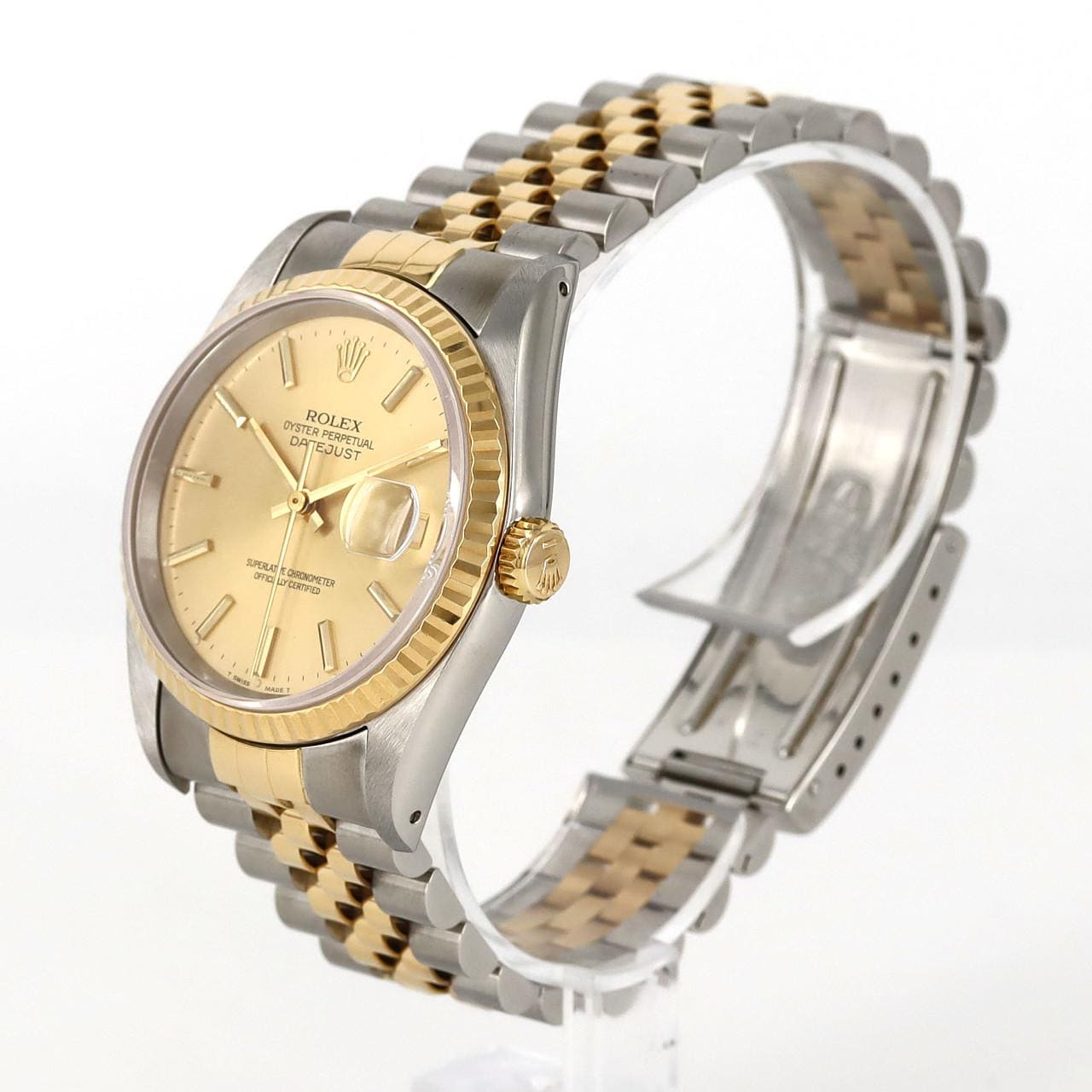 ROLEX Datejust 16233 SSxYG自動上弦X 編號
