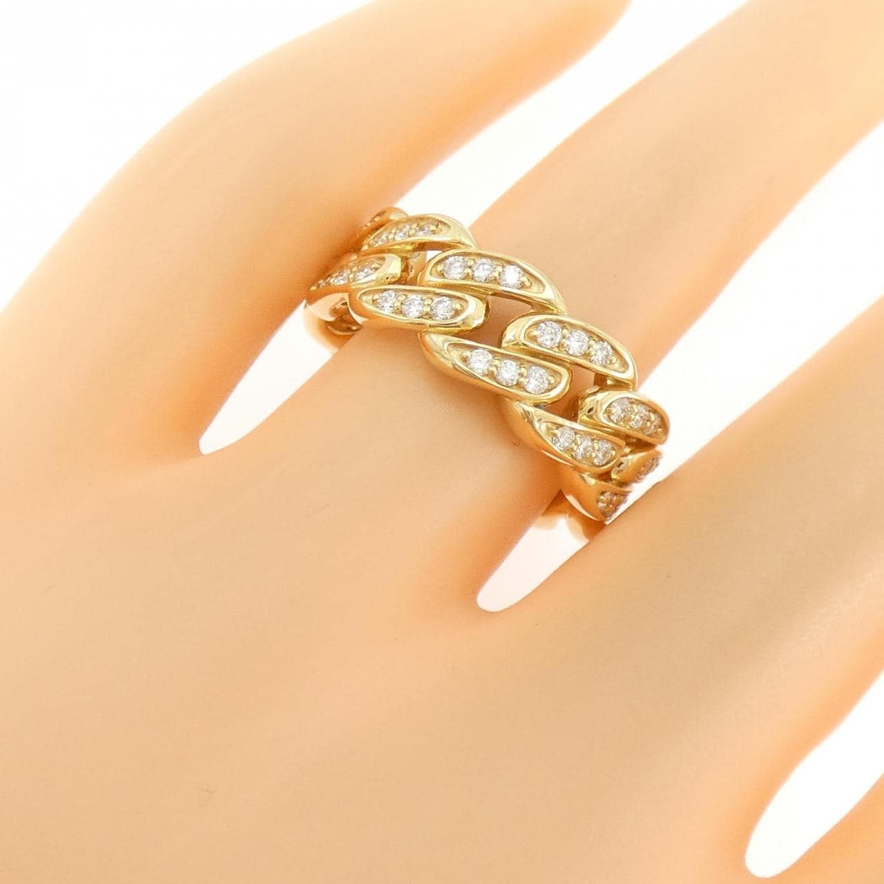 【新品】K18YG ダイヤモンド リング 0.50CT