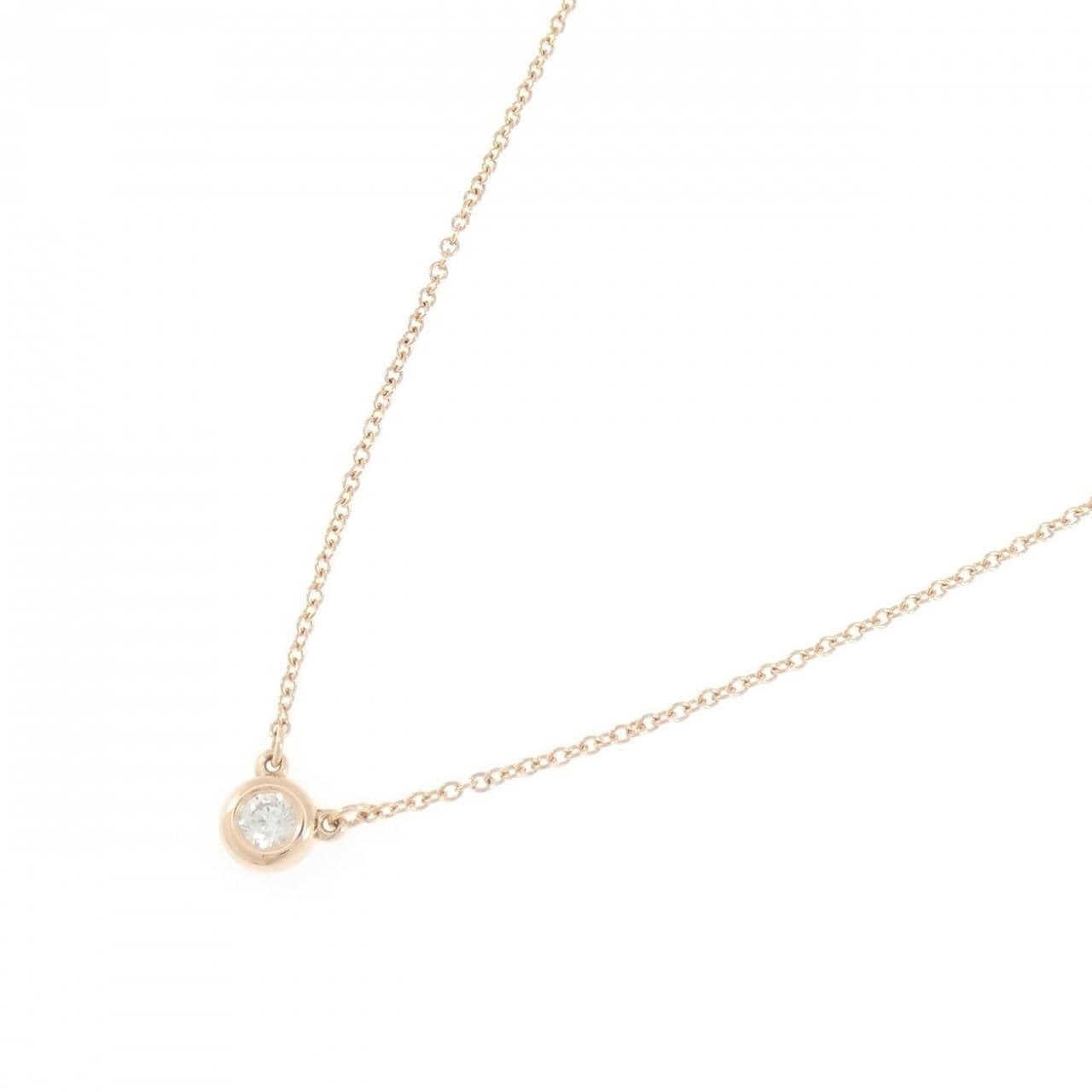 ティファニー バイザヤード ネックレス 0.10CT