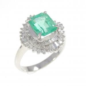 PT900 エメラルド リング 1.68CT