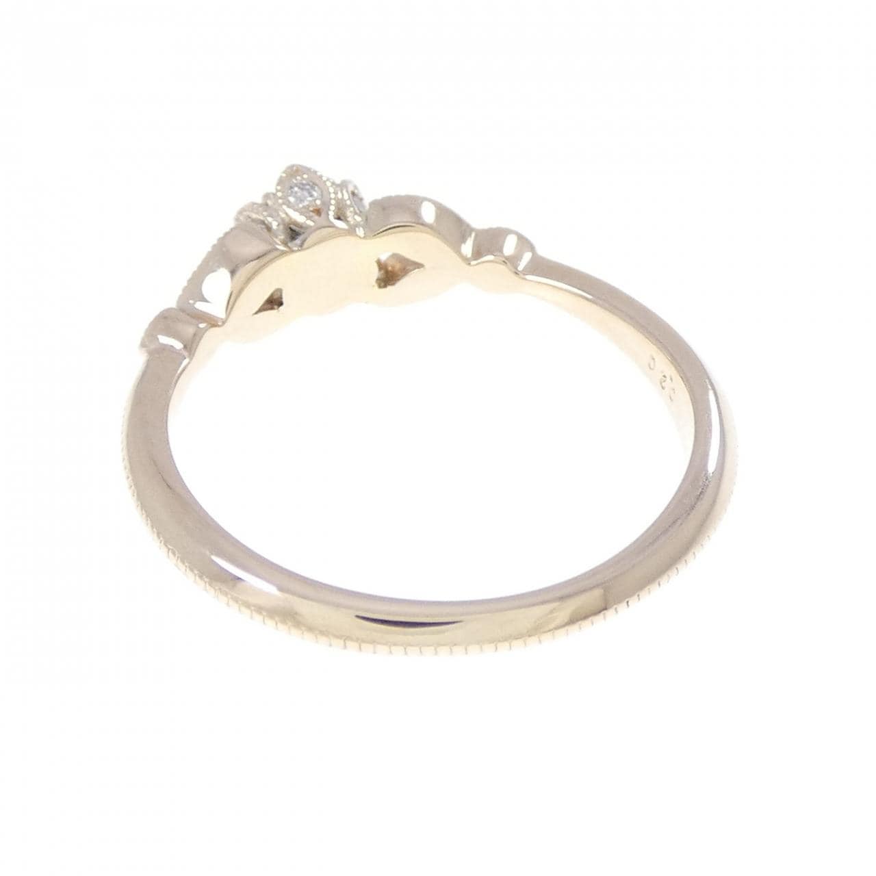 K10YG ダイヤモンド リング 0.20CT