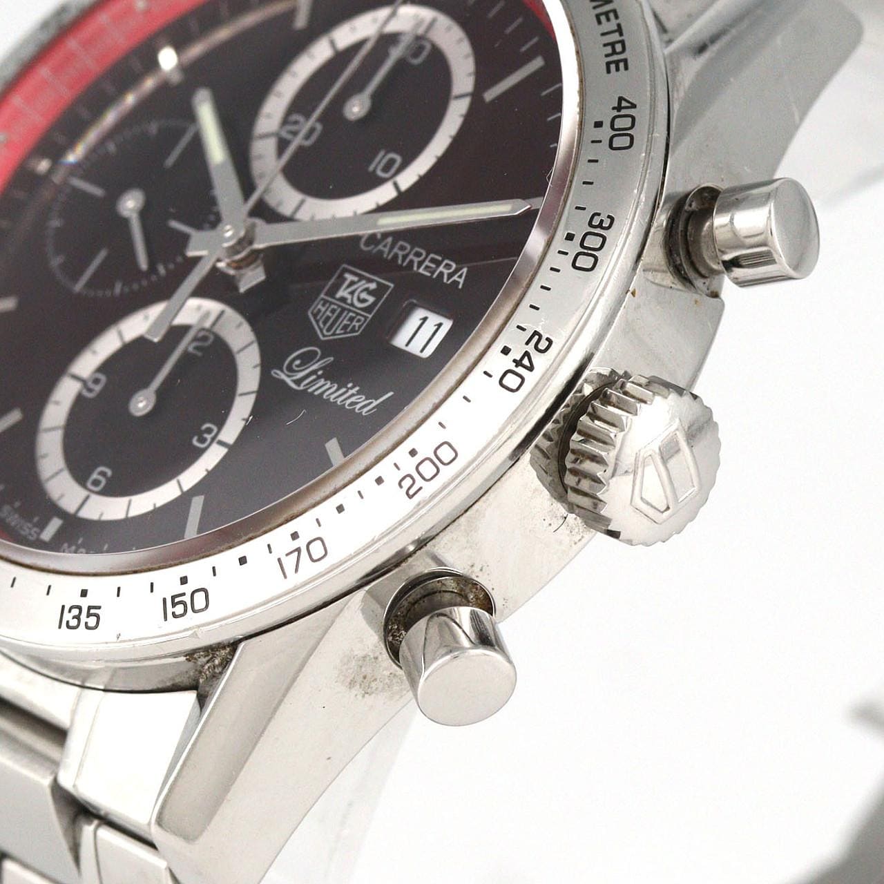 【ノーメンテナンス還元価格】タグ･ホイヤー カレラタキメータークロノ･エレガンス LIMITED CV201D.BA0786 SS 自動巻