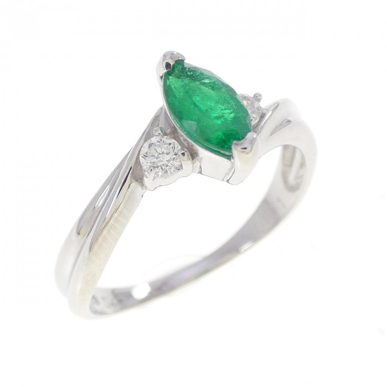 PT900 エメラルド リング 0.47CT