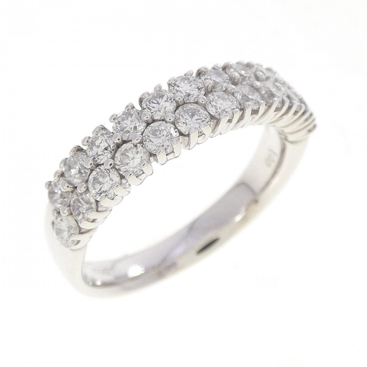 K18WG ダイヤモンド リング 1.00CT