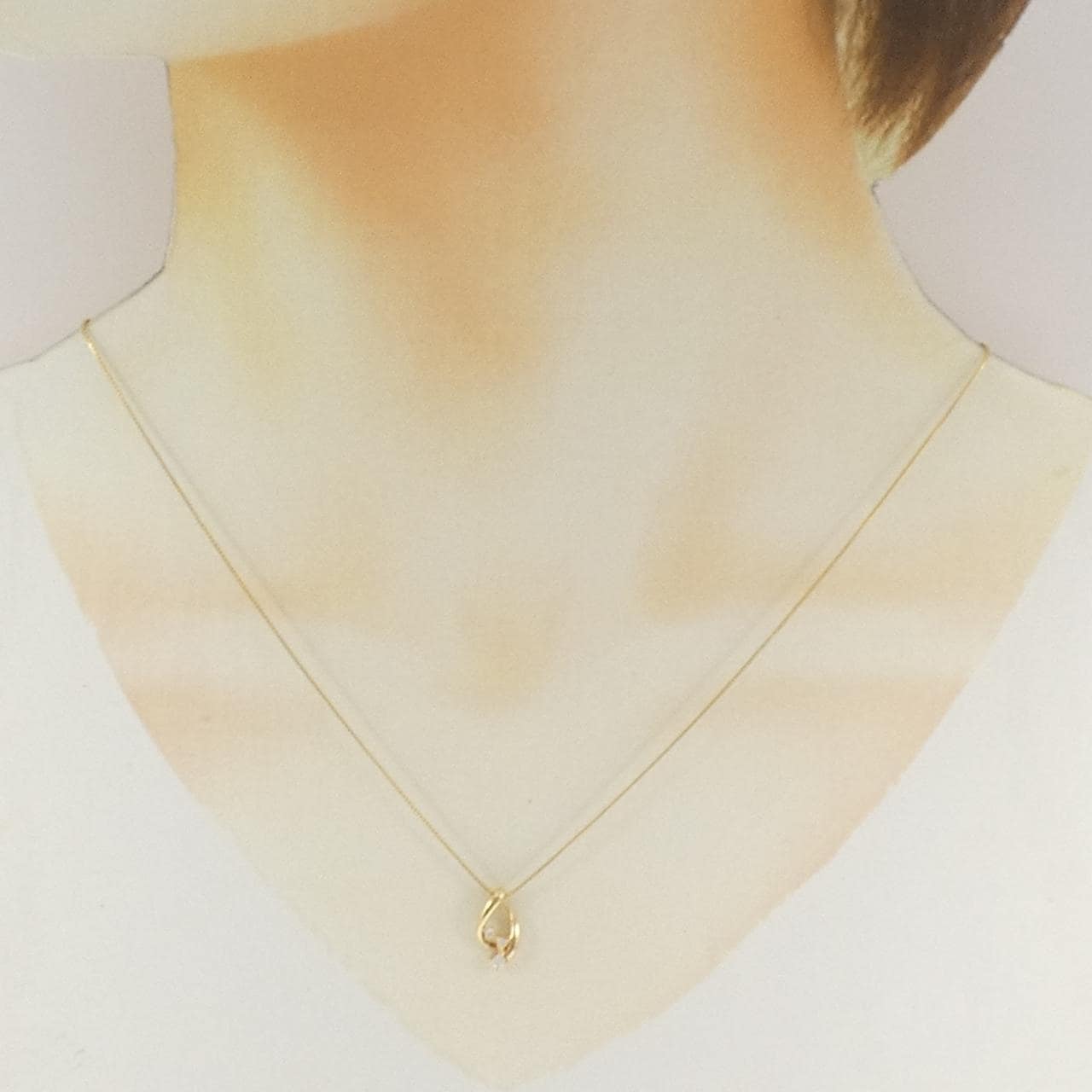 WISP ダイヤモンド ネックレス 0.06CT