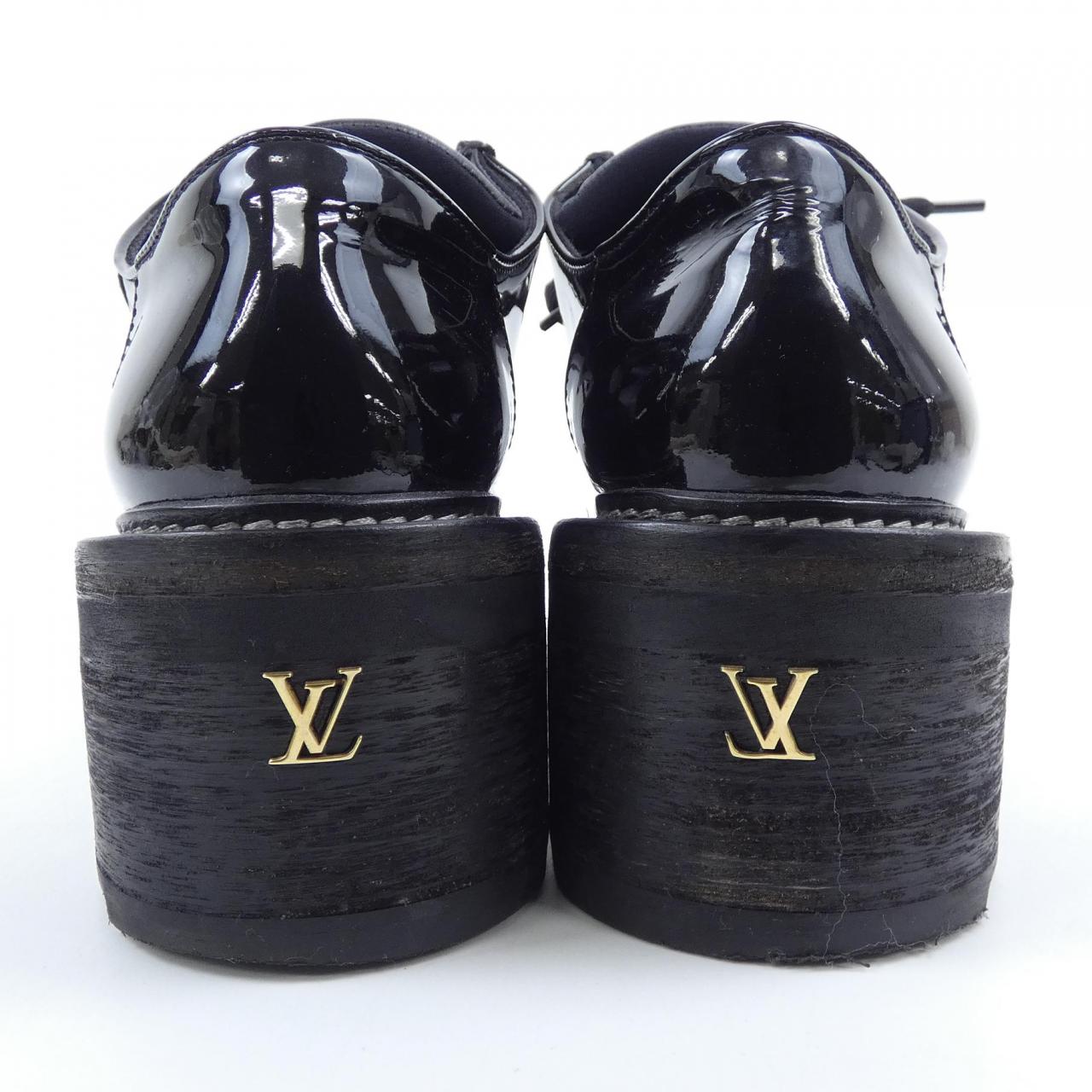 ルイヴィトン LOUIS VUITTON LVボブールラインダービー シューズ