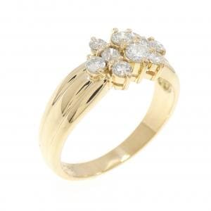 K18YG ダイヤモンド リング 0.43CT