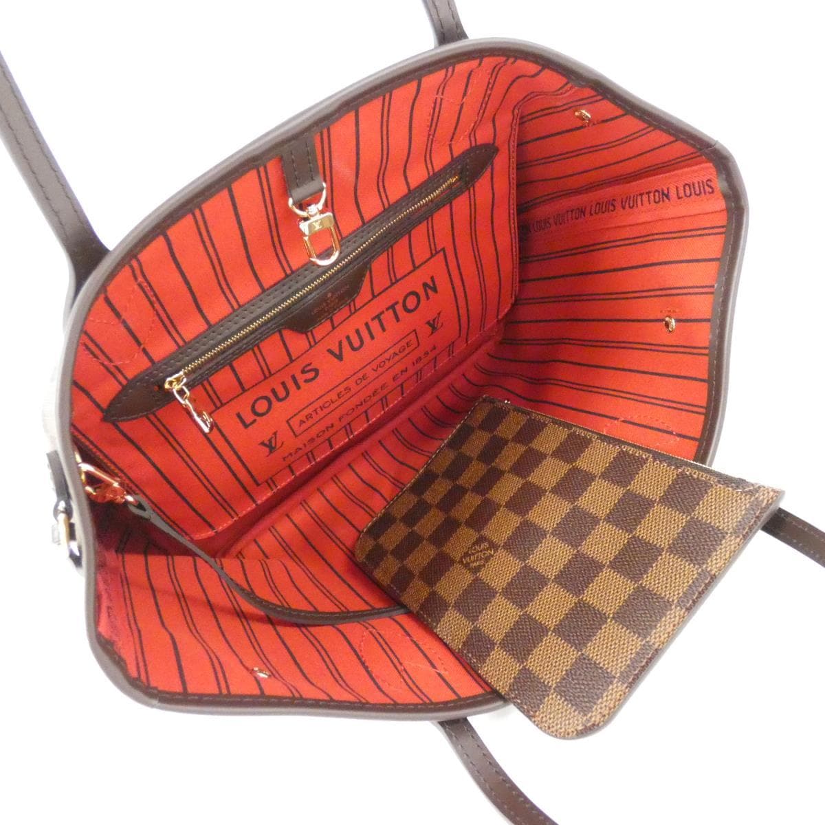 [Unused items] LOUIS VUITTON Damier Neverfull PM N40600 Bag