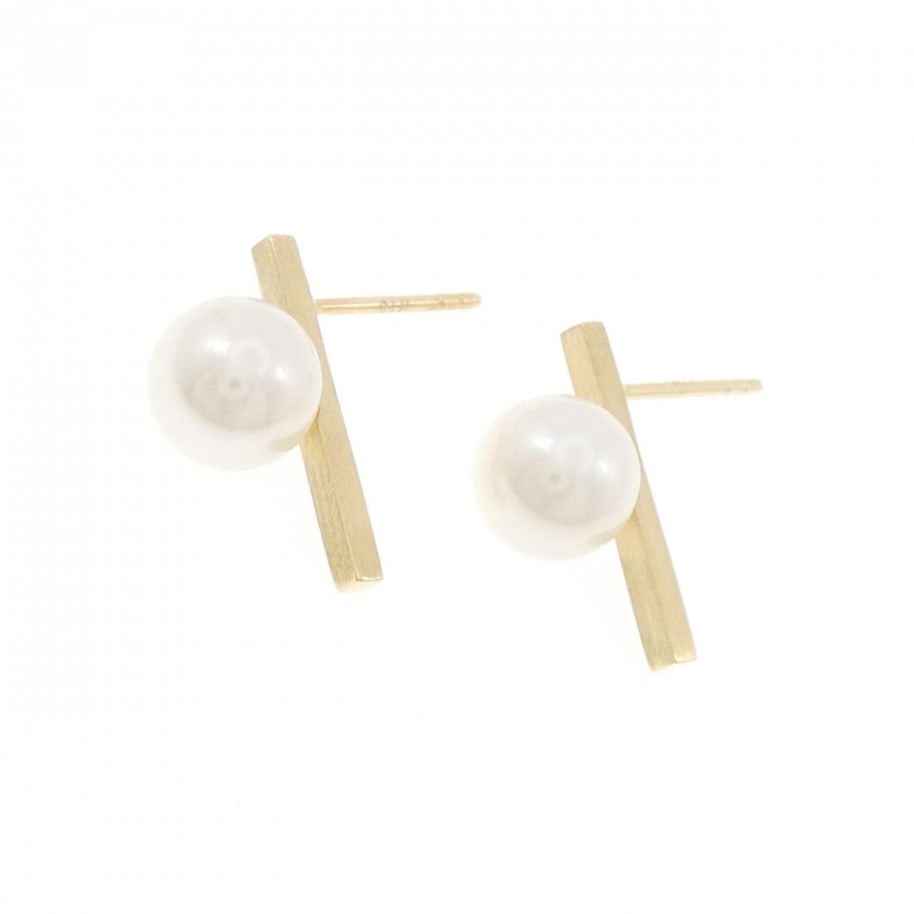 K18YG アコヤパール ピアス 8mm