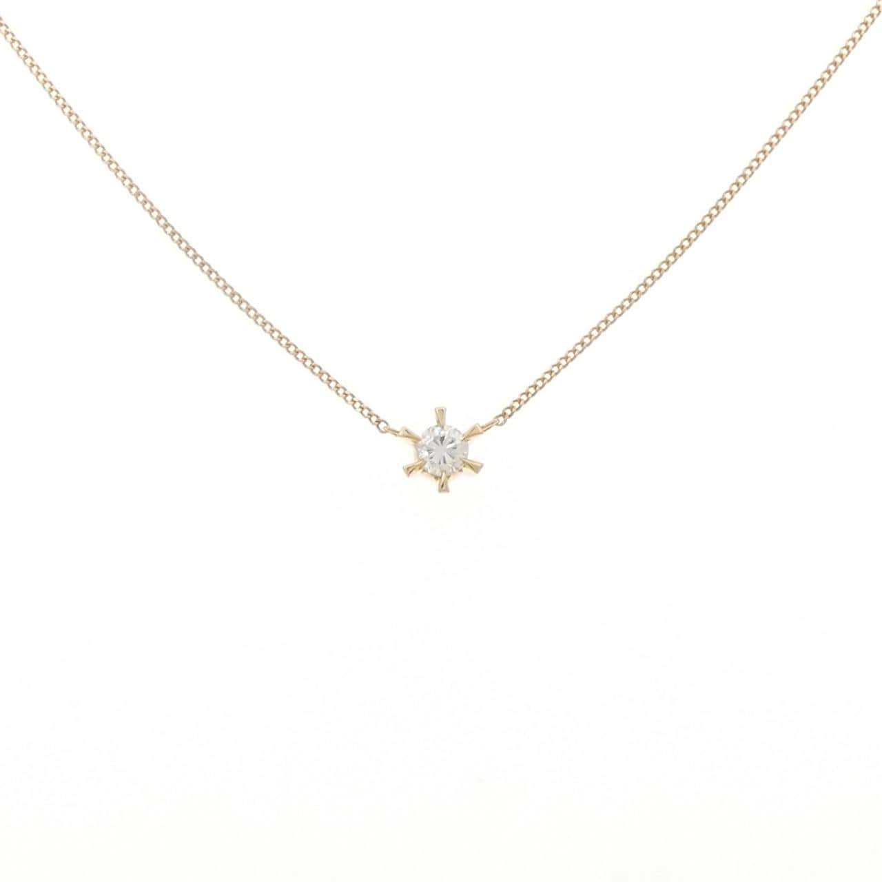 K18YG ダイヤモンド ネックレス 0.23CT