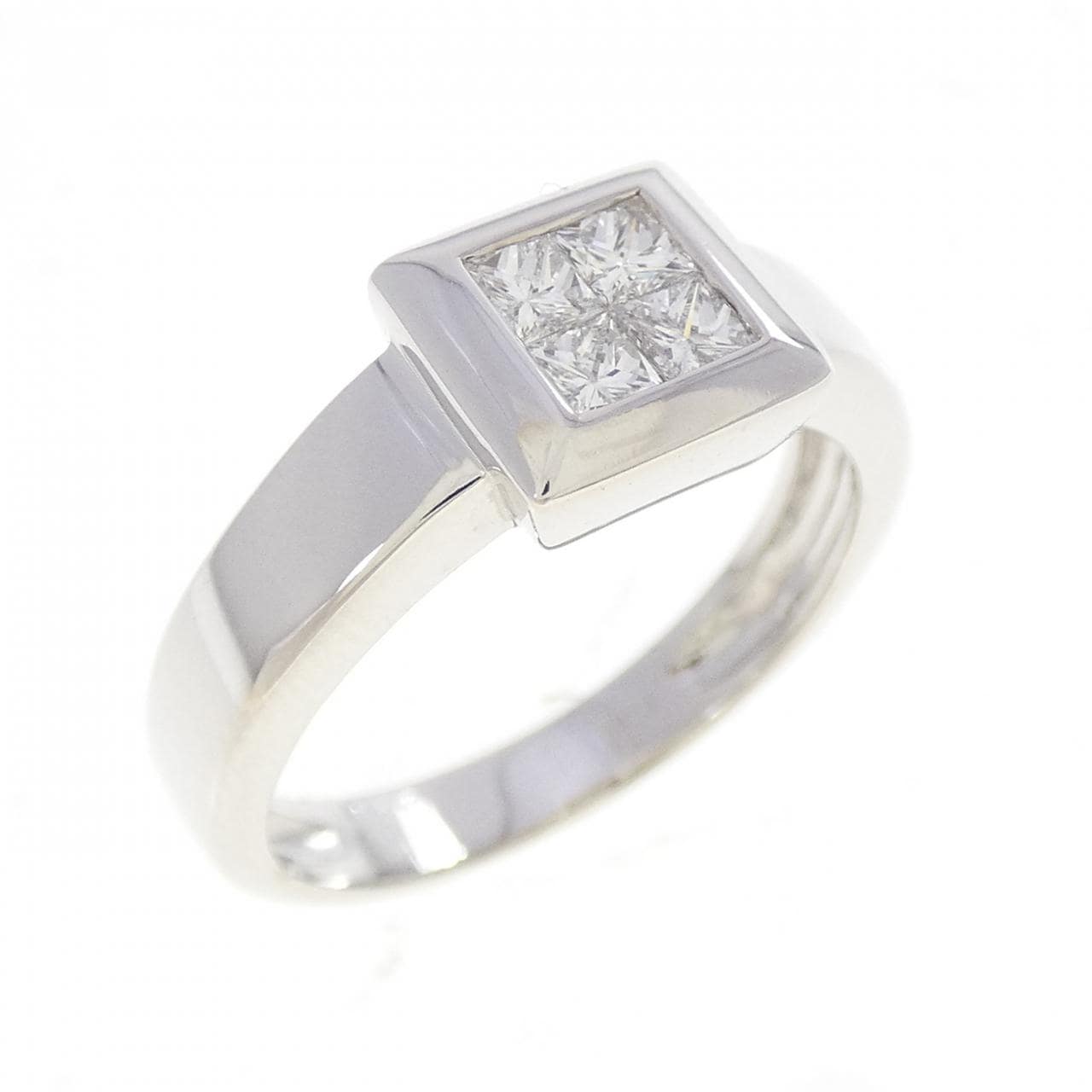 K18WG ダイヤモンド リング 0.30CT