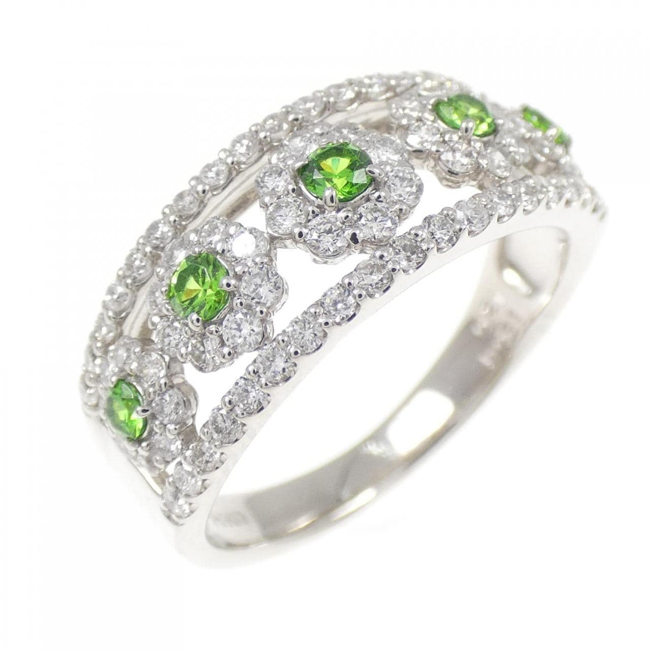 PT900 デマントイドガーネット リング 0.21CT