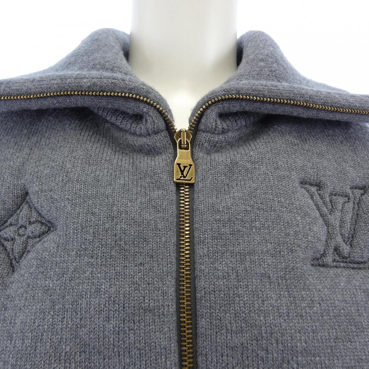 ルイヴィトン LOUIS VUITTON エレガント　モノグラム　ニットダウンブルゾン HUN33WZLL ジャケット