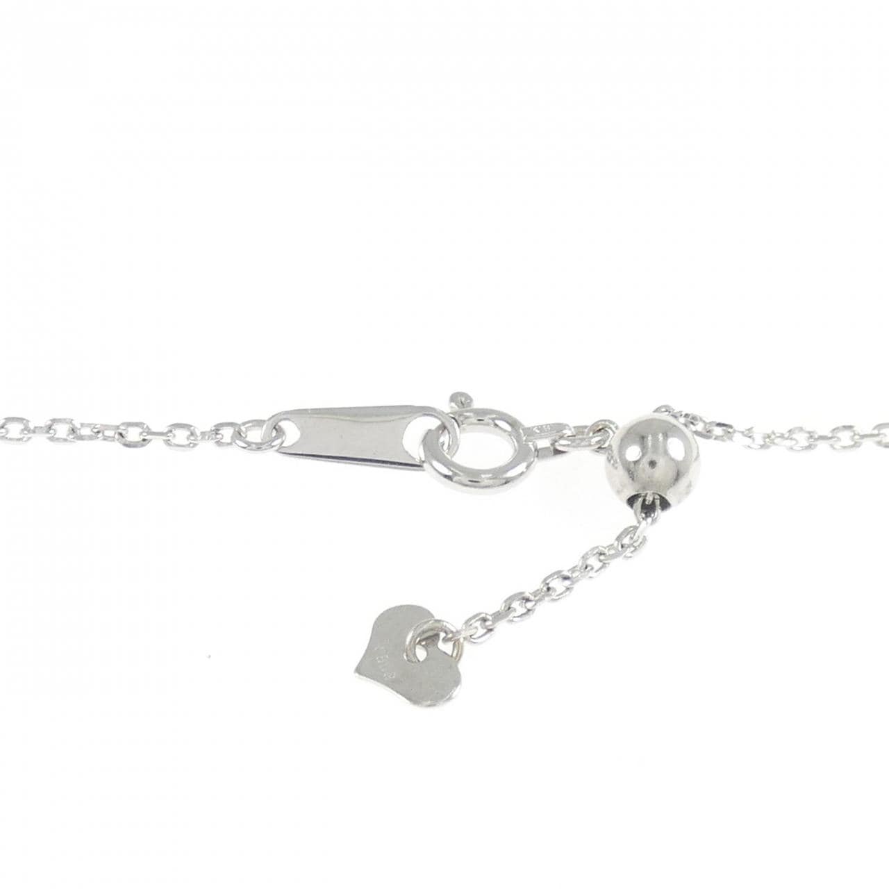 K18WG クロス ダイヤモンド ネックレス 0.68CT