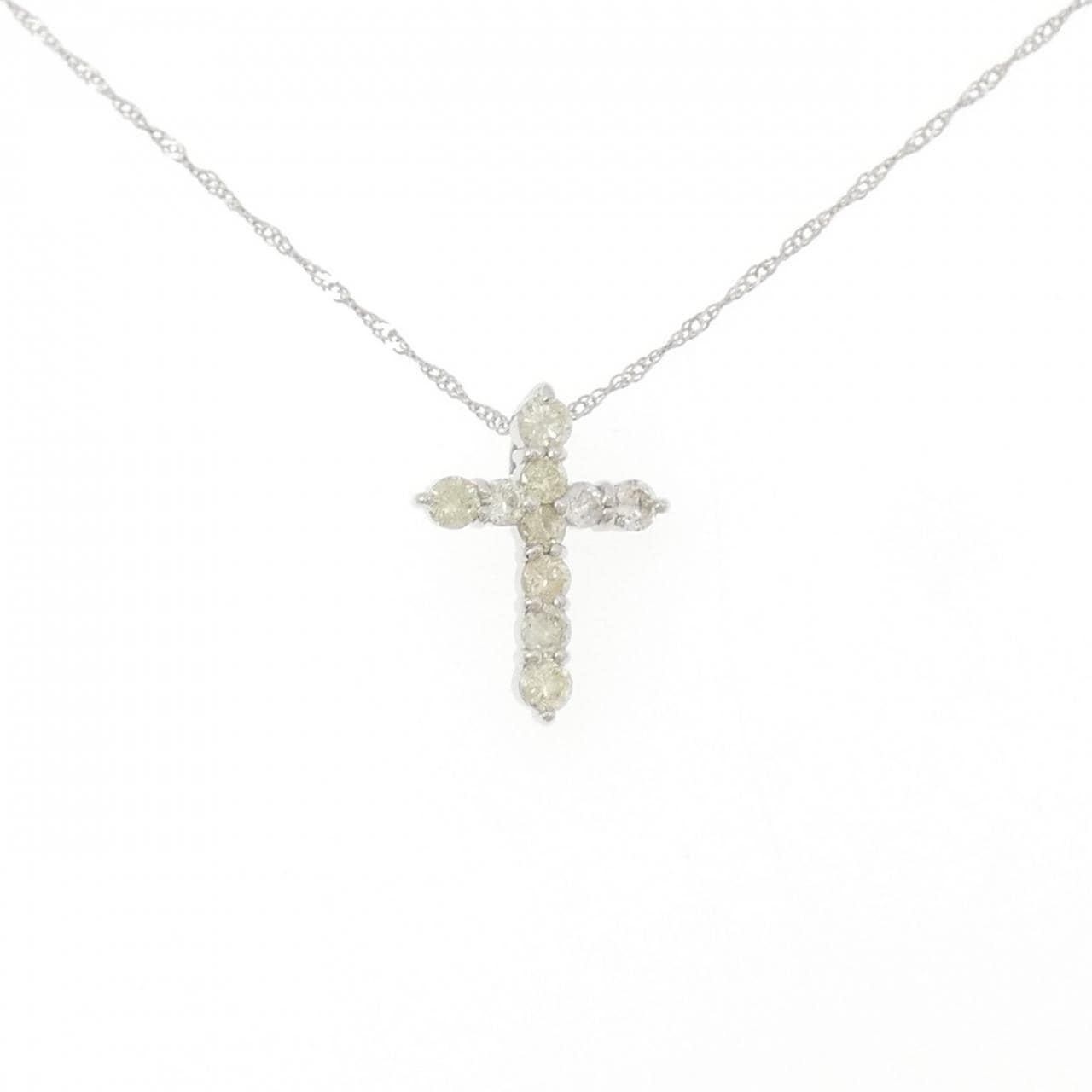 PT900/PT850 十字架鑽石項鍊 0.5CT