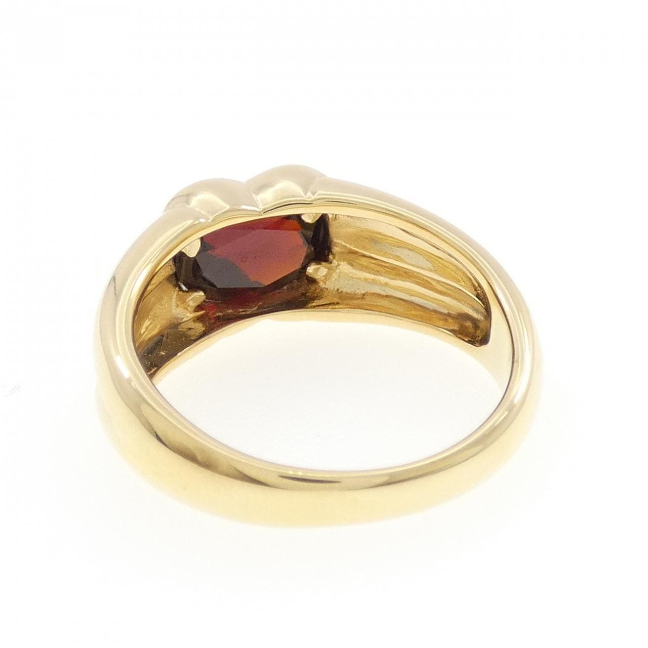 K18YG ガーネット リング