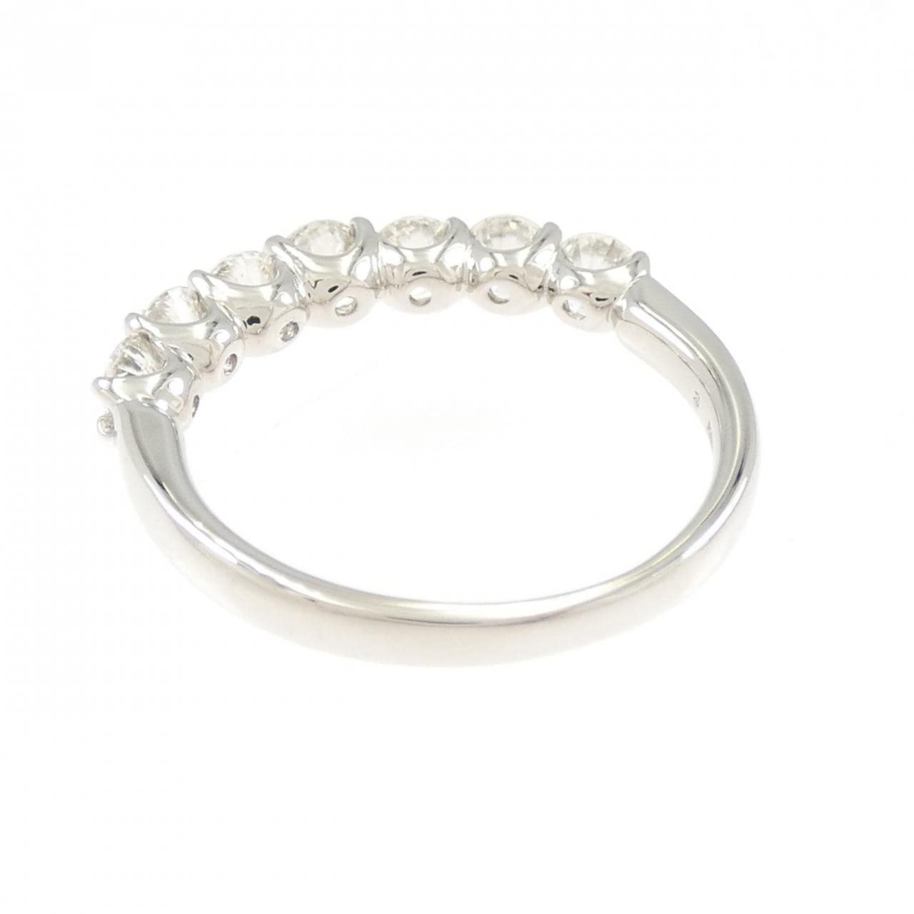 PT900 ハーフエタニティ ダイヤモンド リング 1.01CT