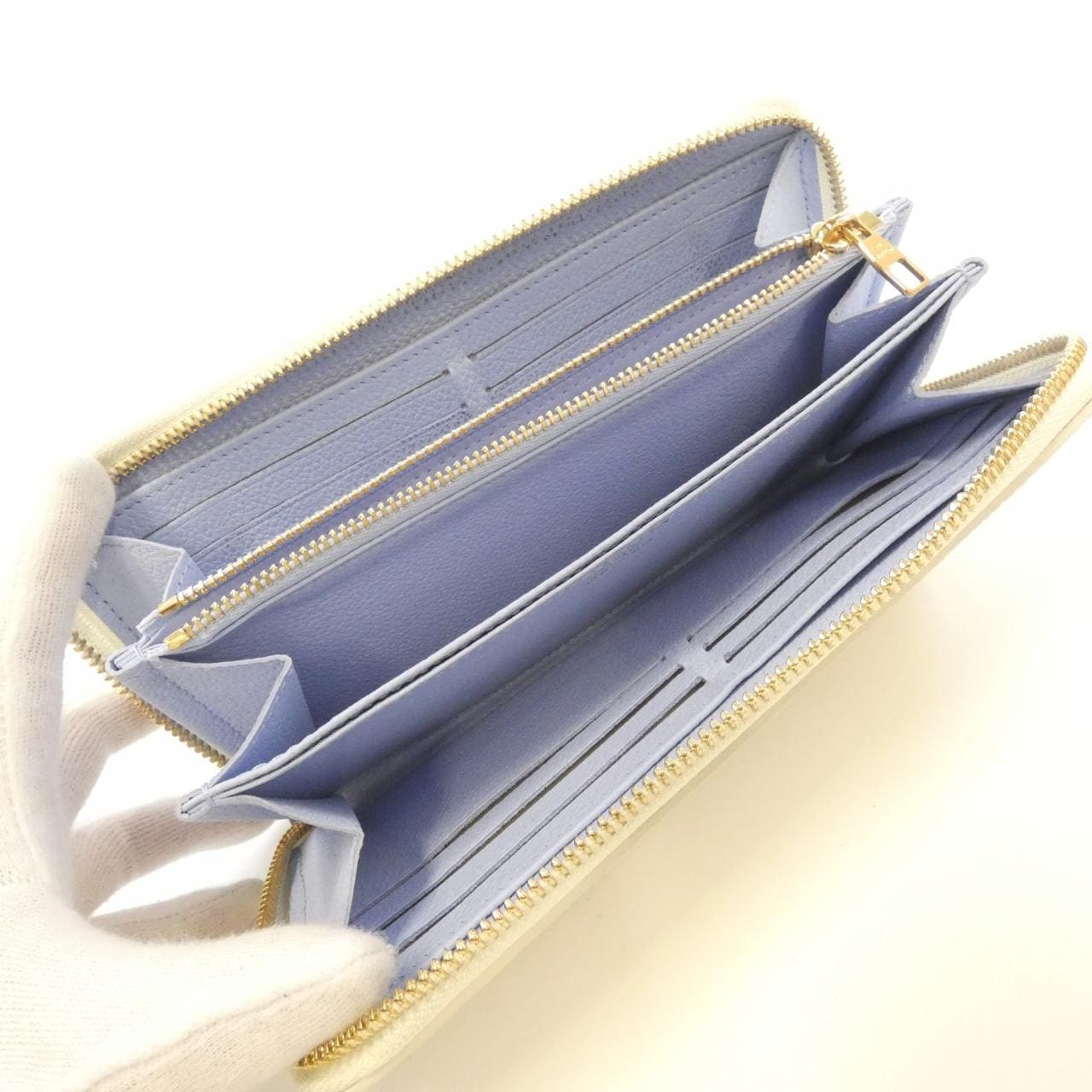 ルイヴィトン バイカラー モノグラム アンプラント ジッピー ウォレット M83308 財布