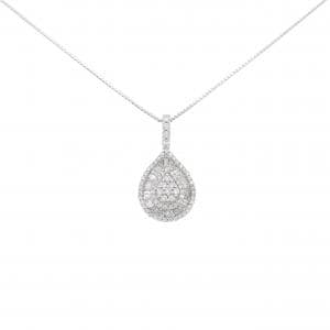 K18WG ダイヤモンド ネックレス 0.70CT