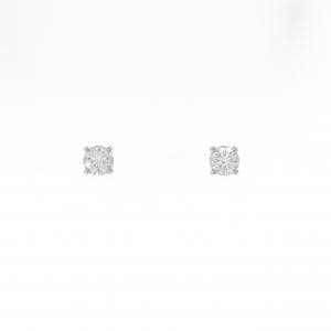 【リメイク】PT900/ST ダイヤモンド ピアス 0.201CT 0.207CT E-F VS1 3EXT-EXT H＆C