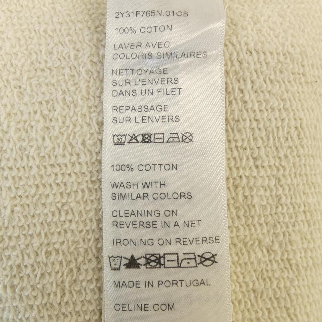 セリーヌ CELINE CELINE PARISルーズスウェットシャツ 2Y31F765N スウェット