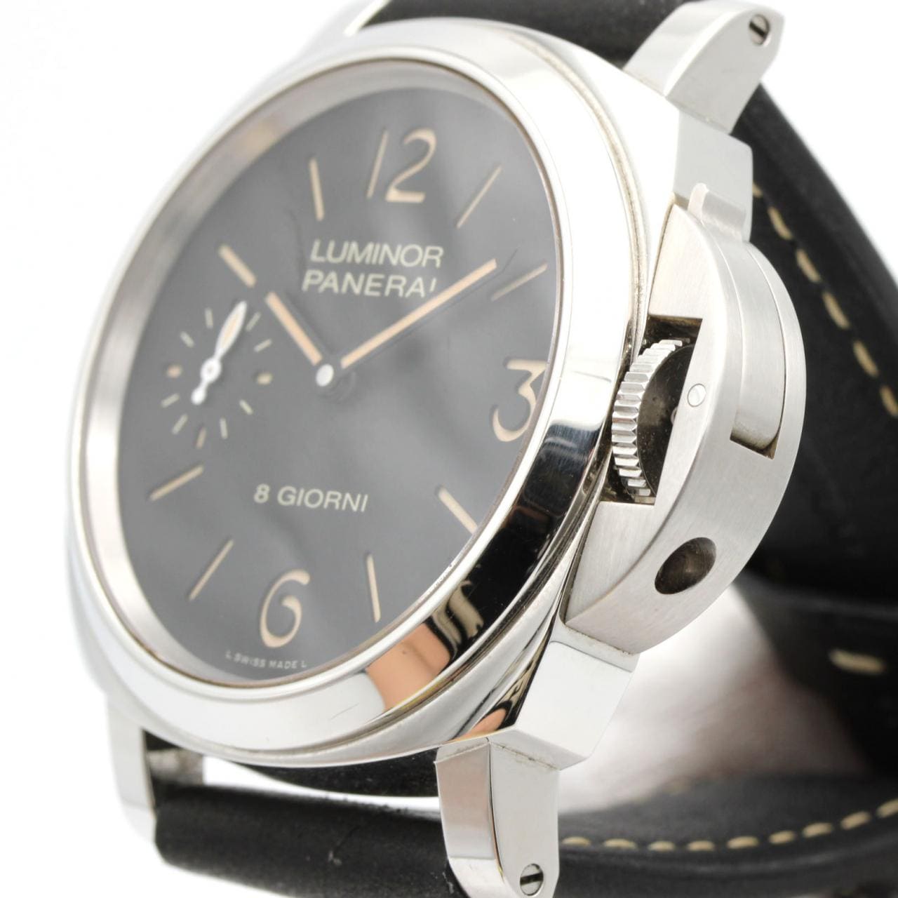 【ノーメンテナンス還元価格】パネライ ルミノールベース8DAYS PAM00915 SS 手巻