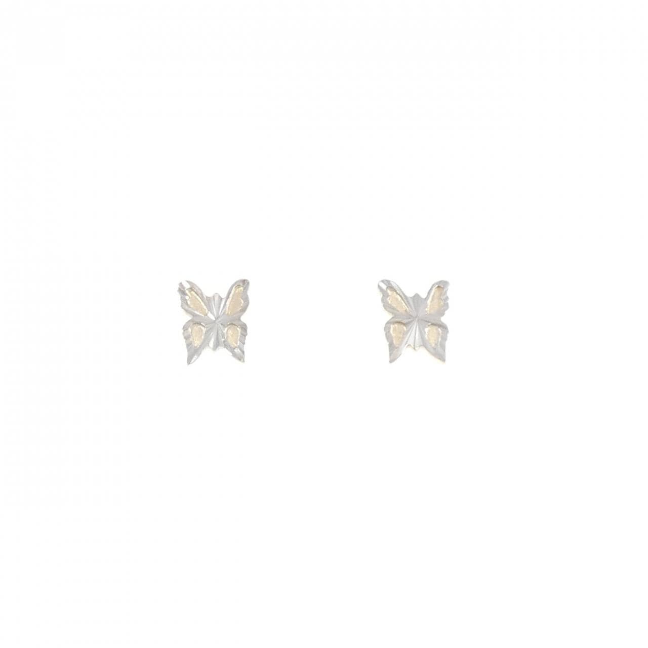 750YG/750WG/18KYG Butterfly Earrings