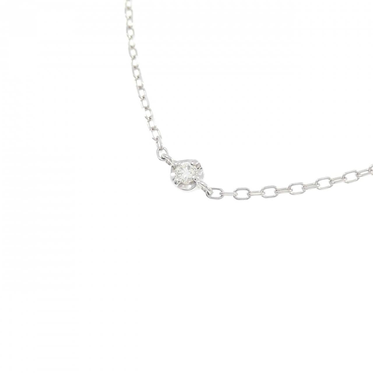PT950/PT850 ダイヤモンド ネックレス 0.10CT