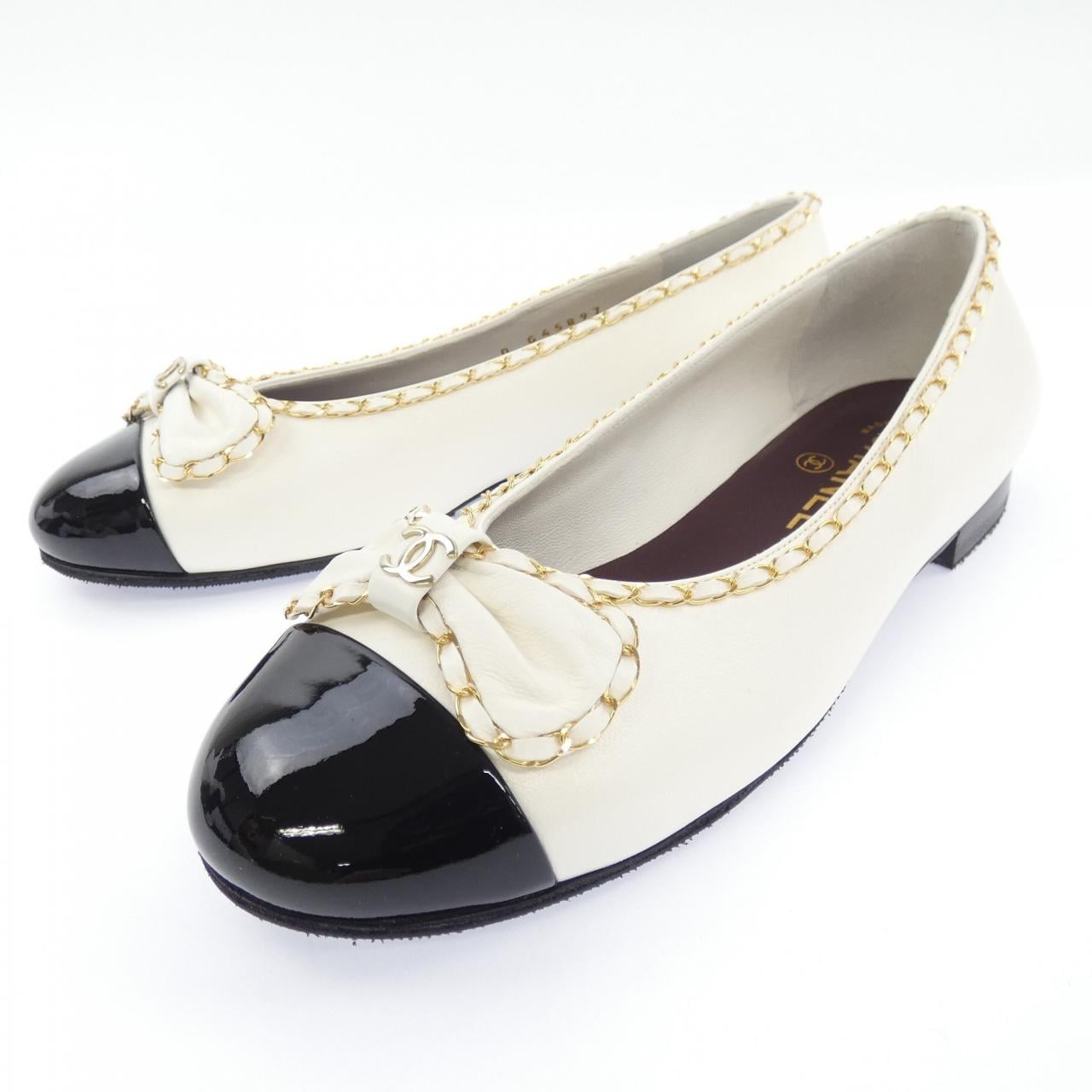 シャネル CHANEL G45897B17974 フラットシューズ