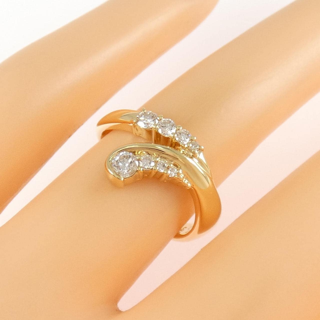 K18YG ダイヤモンド リング 0.30CT