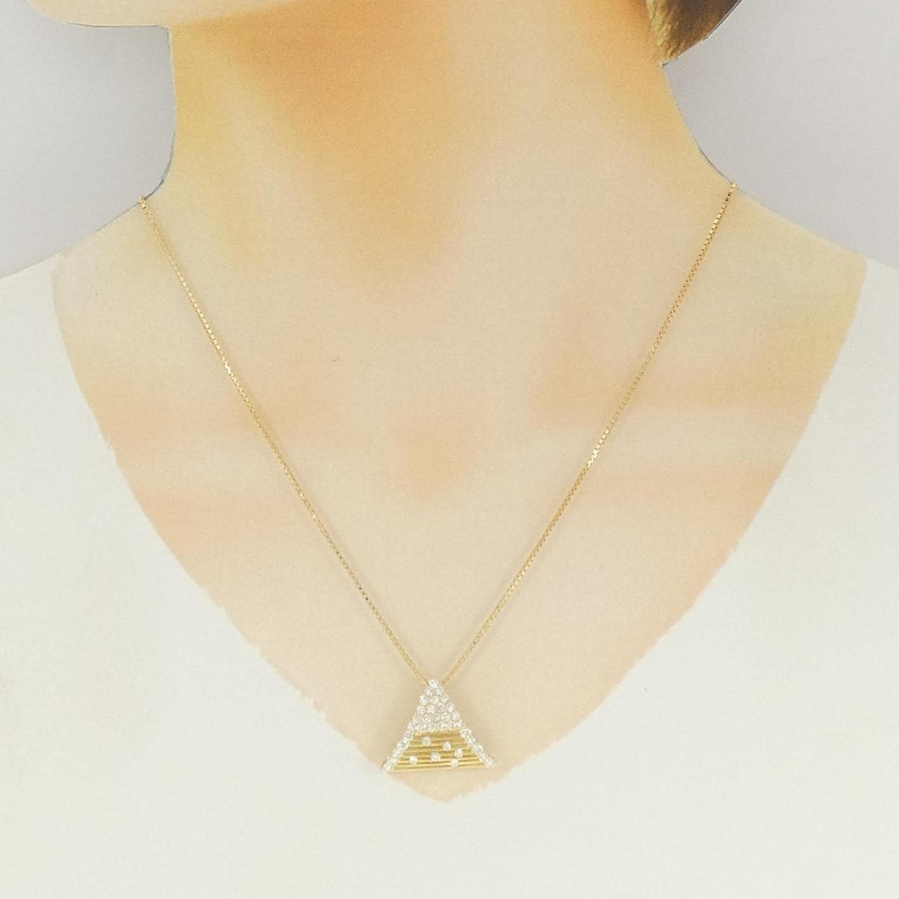 K18YG ダイヤモンド ネックレス 1.00CT