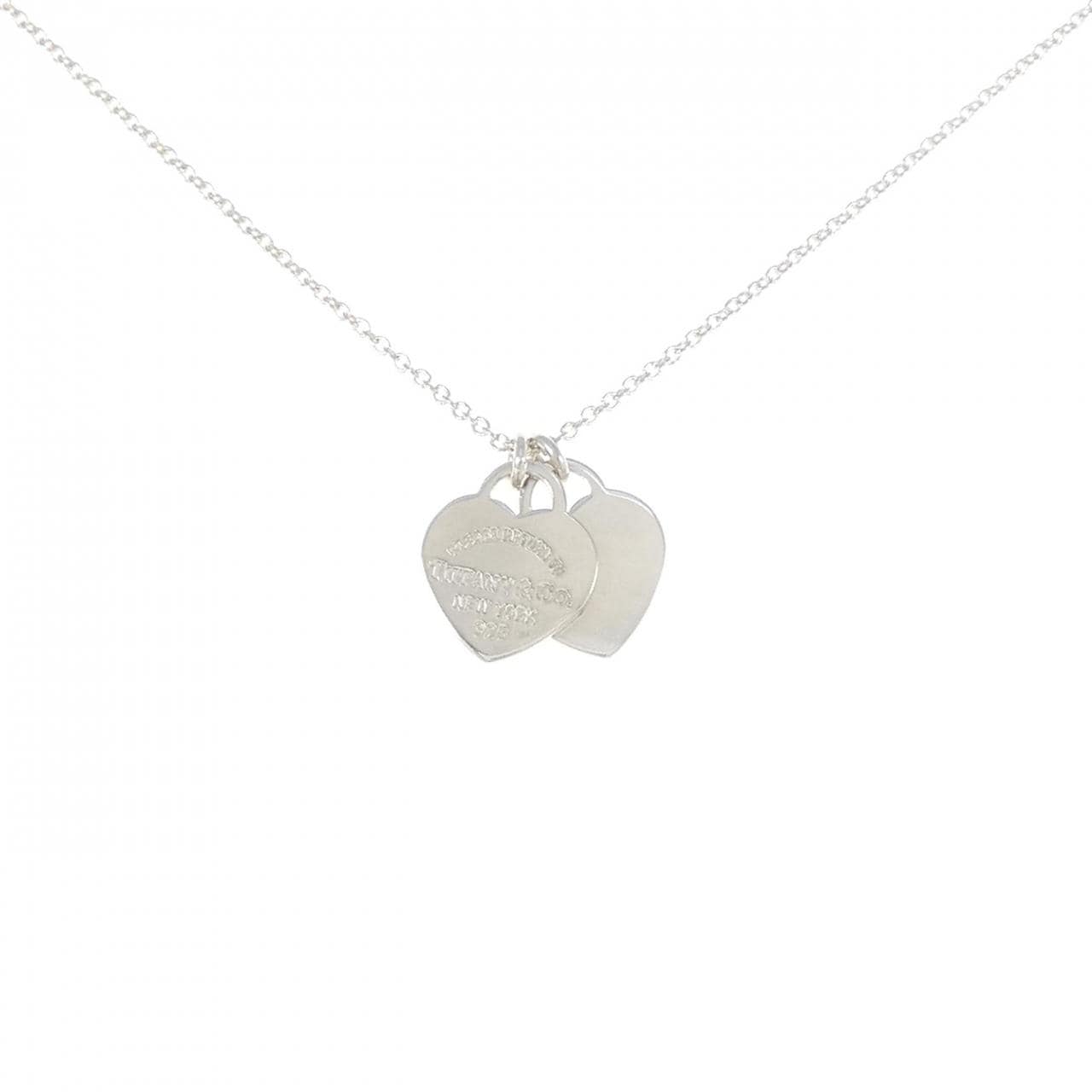 TIFFANY Return to TIFFANY Double Heart Mini Necklace