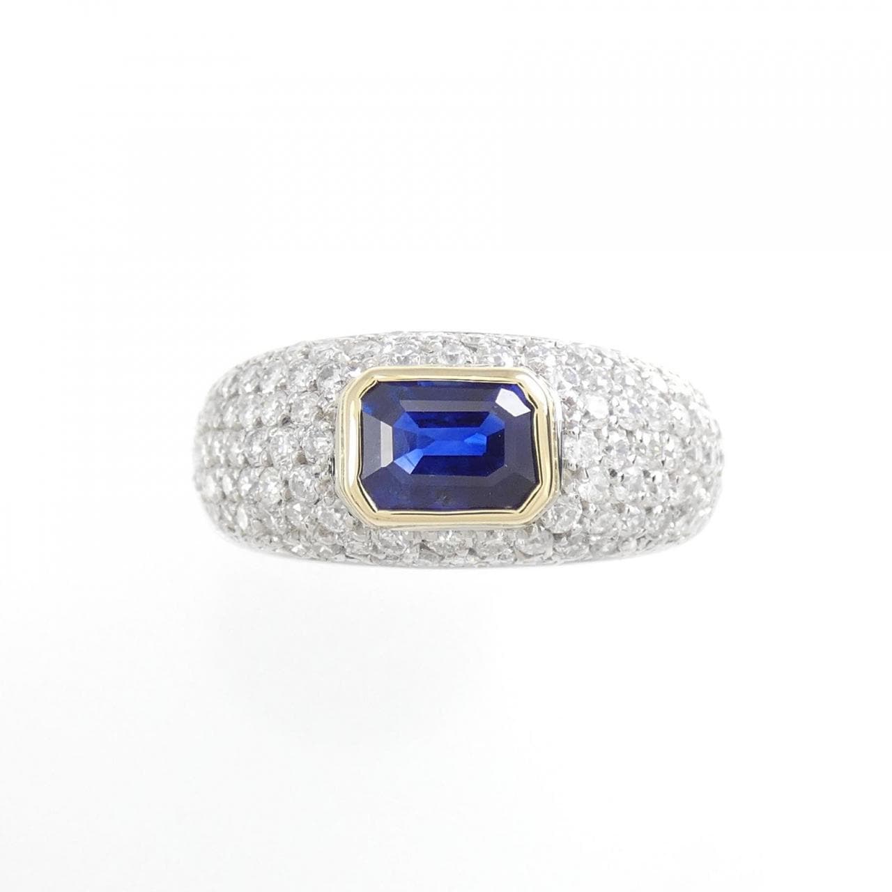 PT/750YG Sapphire Ring 0.78CT