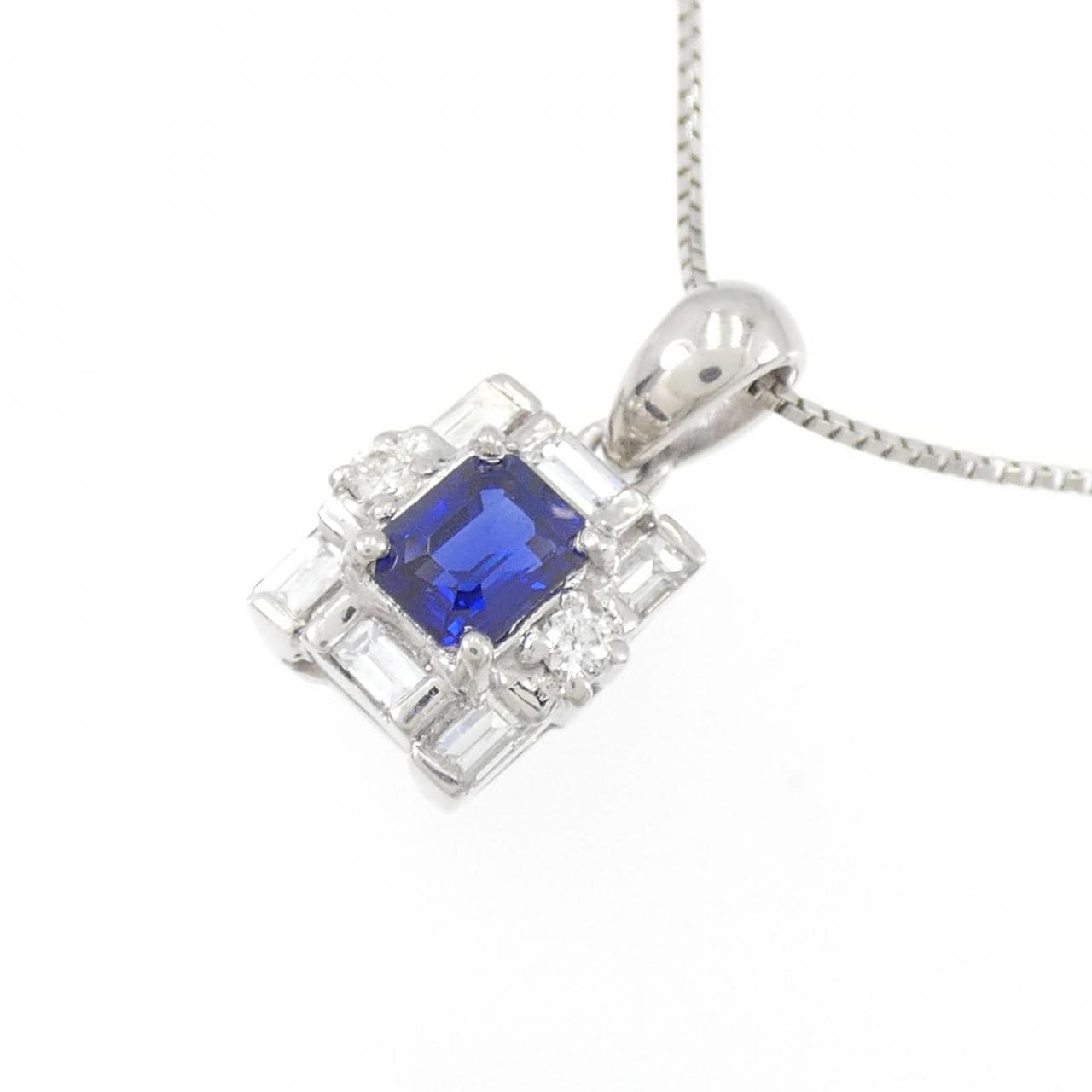 PT藍寶石項鏈0.56CT