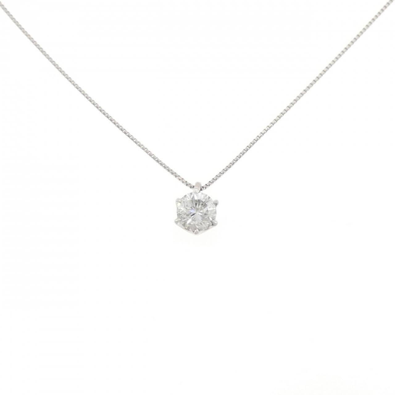 PT/PT850 ソリティア ダイヤモンド ネックレス 0.599CT