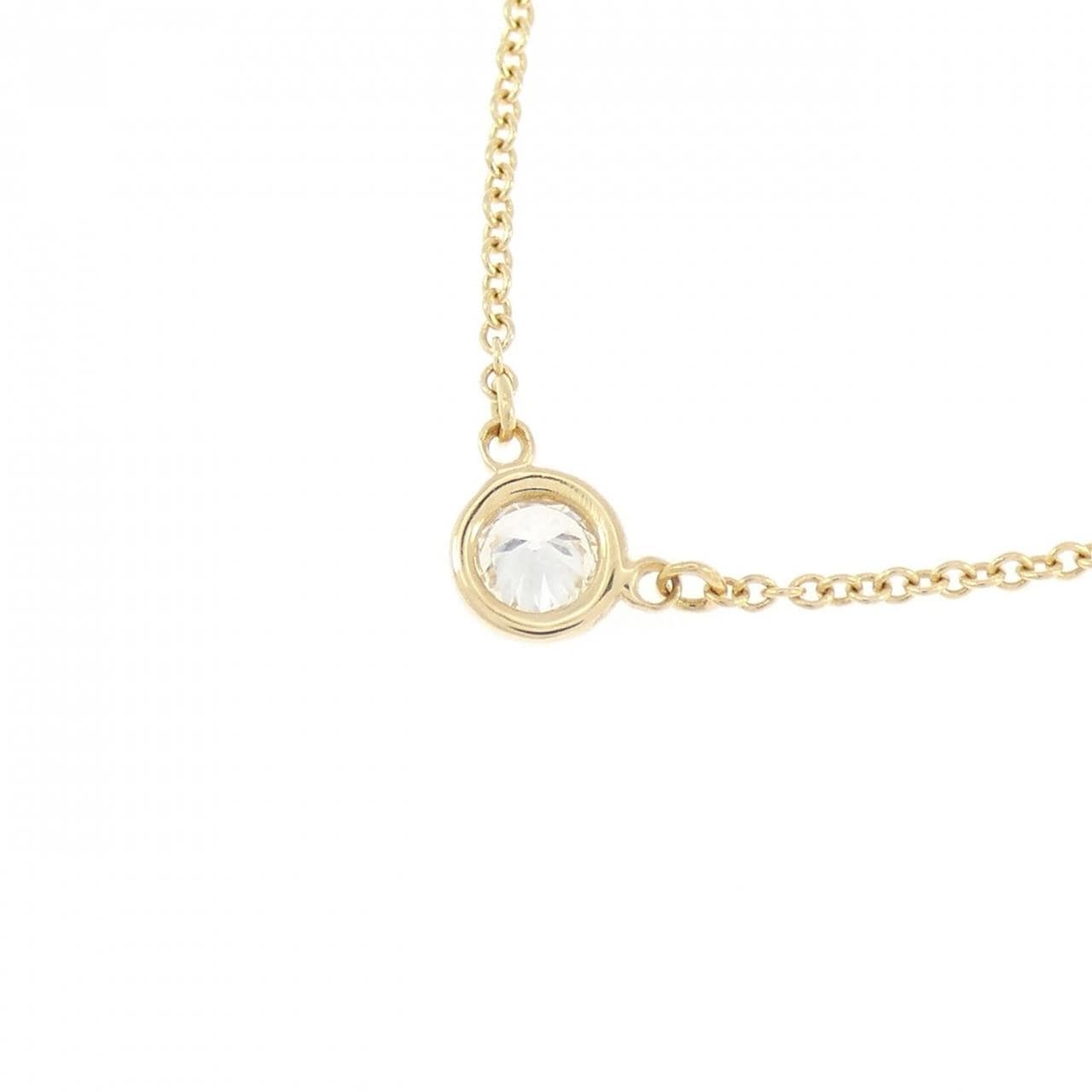ティファニー バイザヤード ネックレス 0.18CT G VS2 3EXT