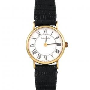 【ノーメンテナンス還元価格】ティファニー クラシックラウンド YG K14YG クォーツ