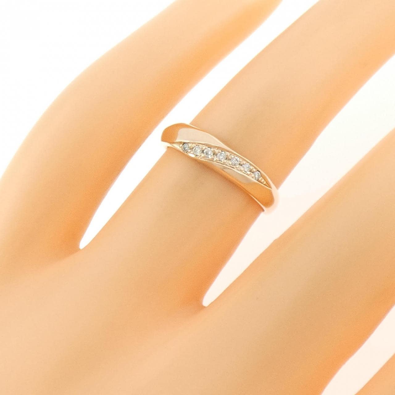 K10PG ダイヤモンド リング 0.04CT