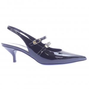 セリーヌ CELINE ジュディ ダブルストラップ メリージェーン スリングバック 36234582D パンプス