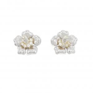 PT/750YG Flower Diamond Earrings/Earrings 1.99CT