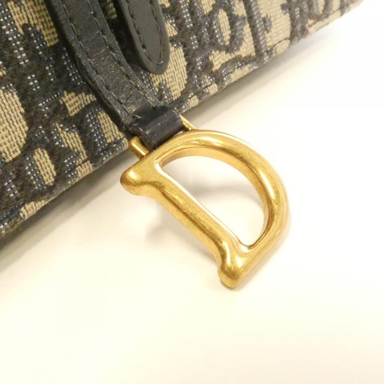クリスチャンディオール DIOR OBLIQUE サドルポーチ S5620CTZQ チェーンウォレット