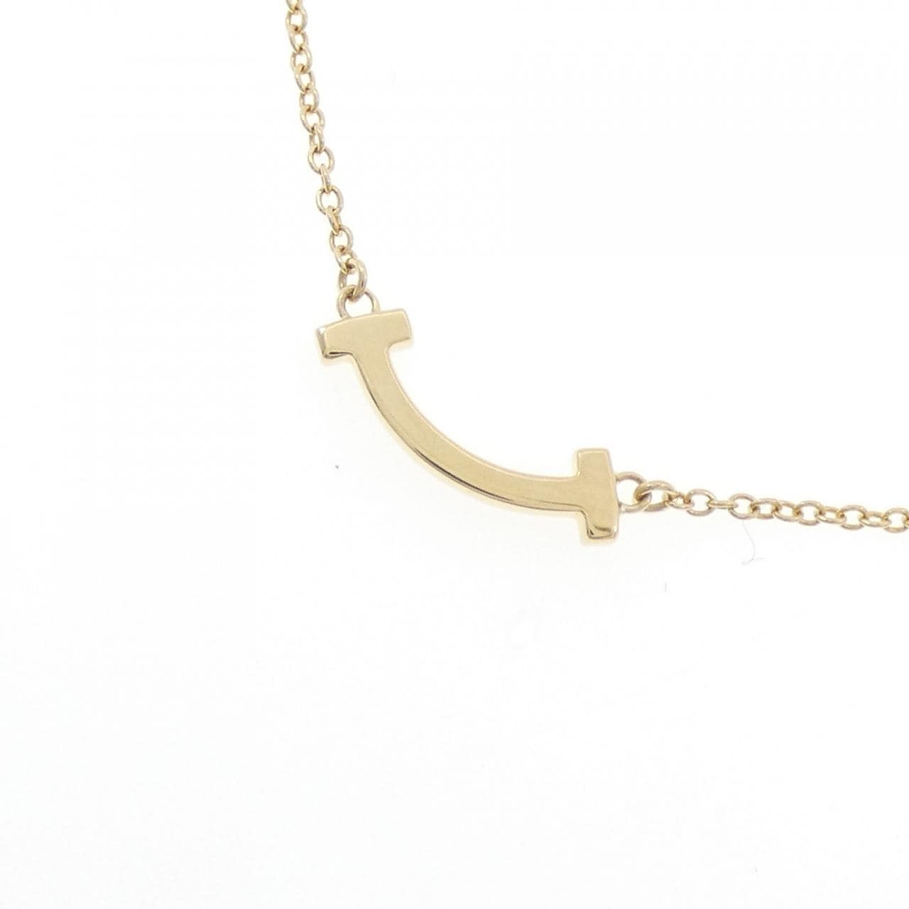 ティファニー Tスマイル ミニ ネックレス