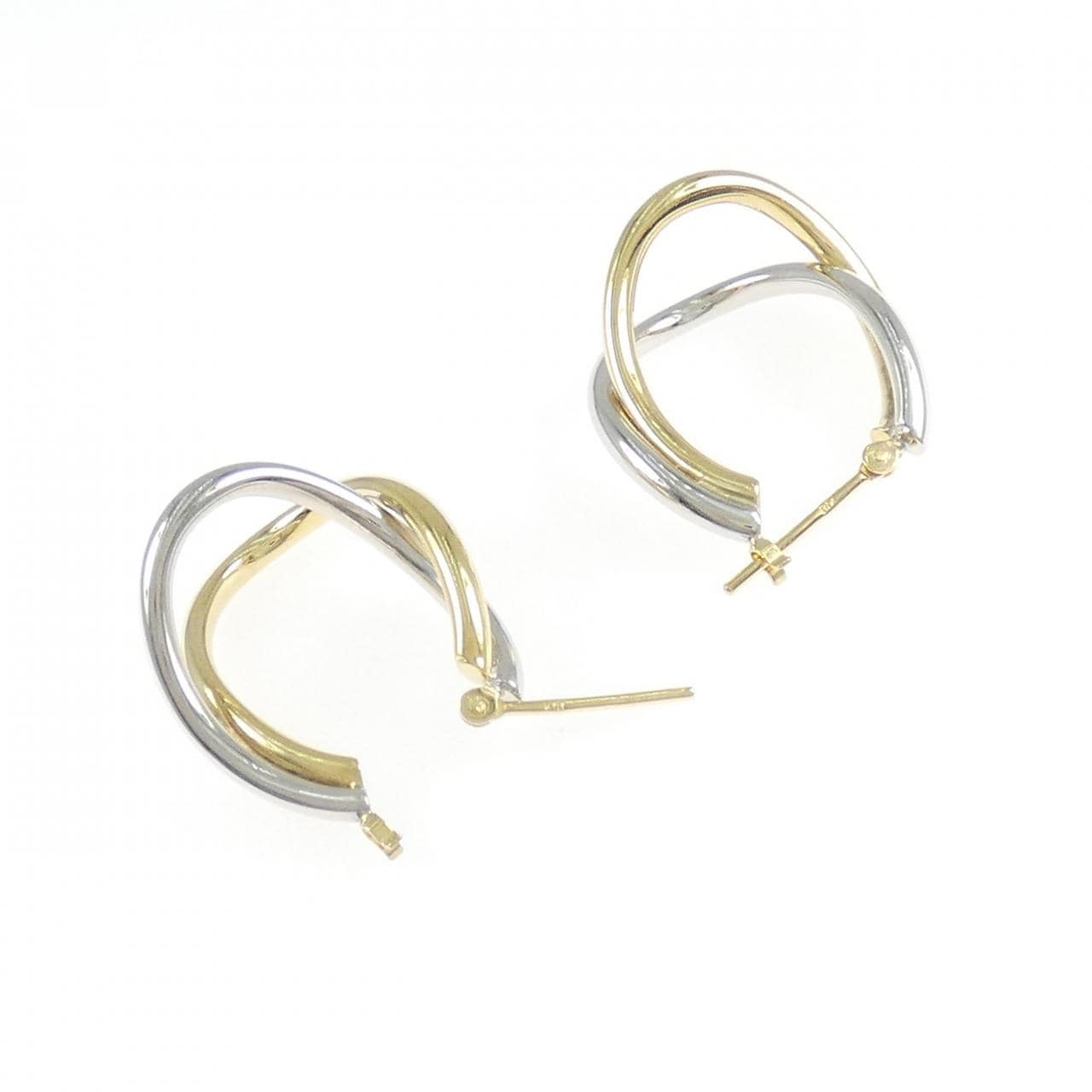 K18YG/K14WG ピアス